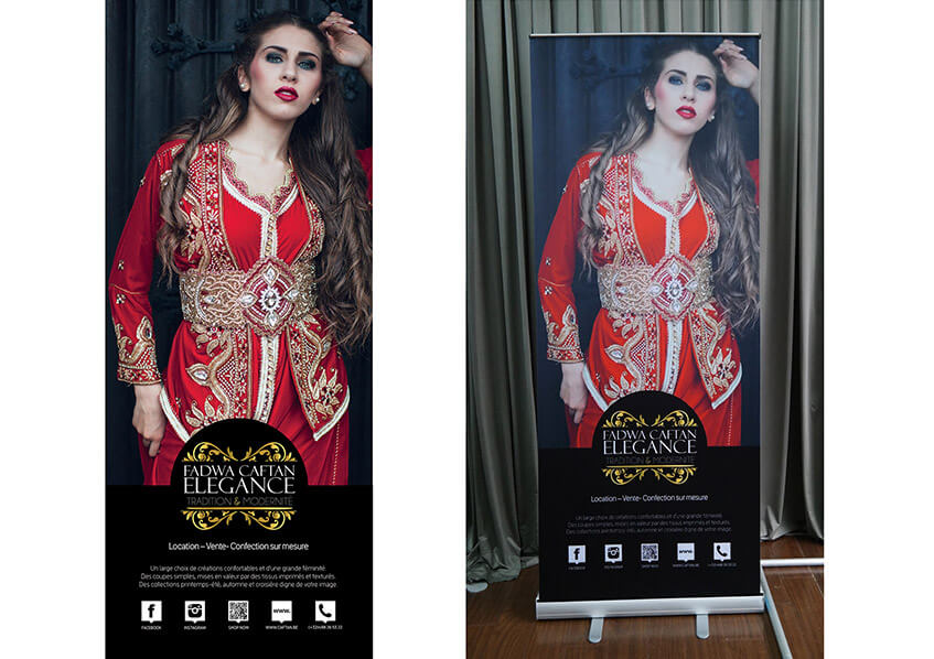 Roll-up Fadwa Caftan Elegance